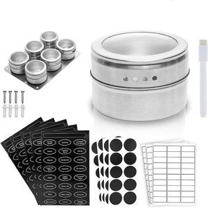 MAYELA Spice Magnetic Containers | Kitchen Storage